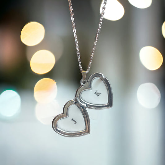 Amore Mio - com letras metálicas prateado